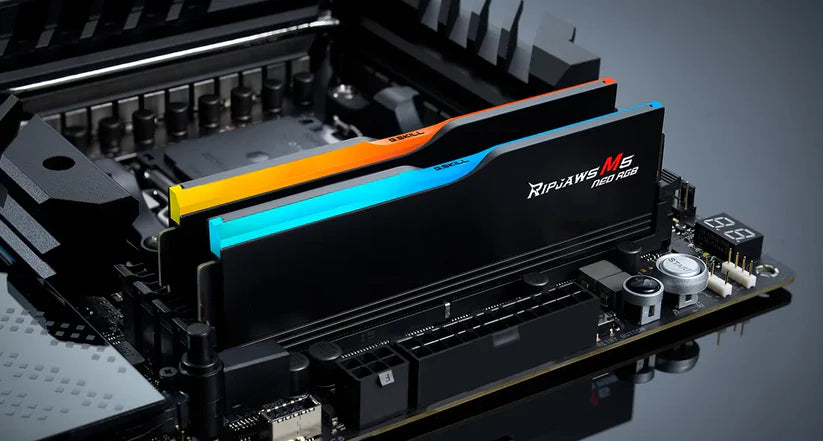 G.SKILL 32GB (2x16GB) DDR5-6000 Ripjaws M5 Neo RGB EXPO G.SKILL 32GB (2x16GB) DDR5-6000 Ripjaws M5 Neo RGB EXPO